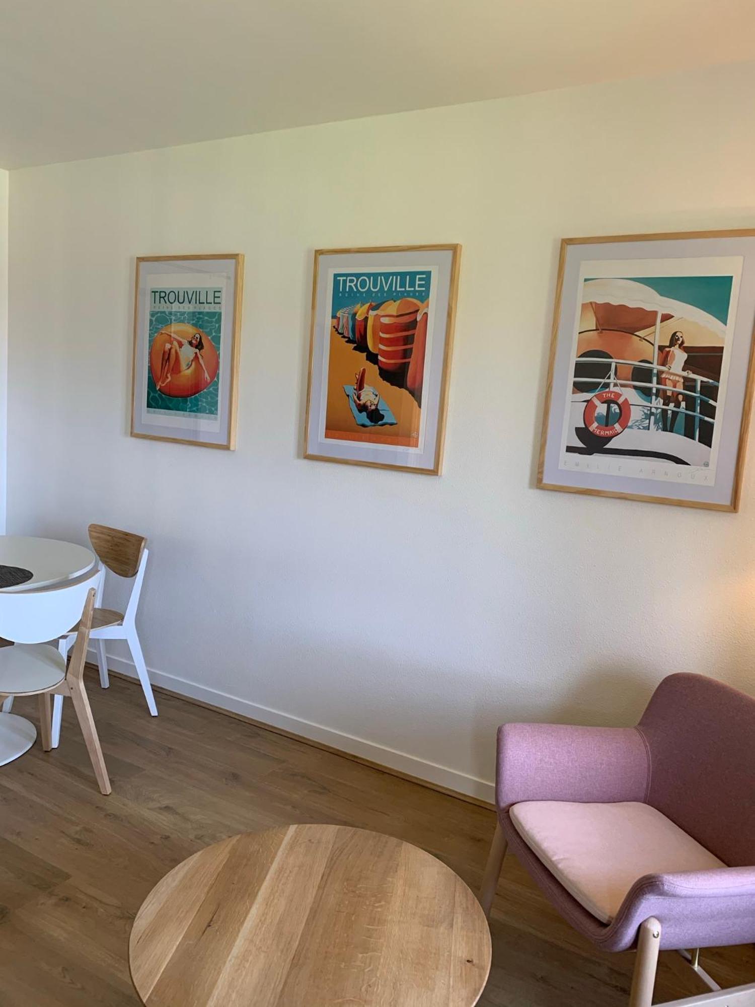 L'Appartement Vue Mer De La Villa Des Rosiers - Trouville Sur Mer Exteriér fotografie